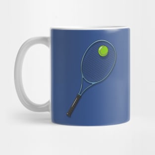 Tennis Racket and Ball Mug